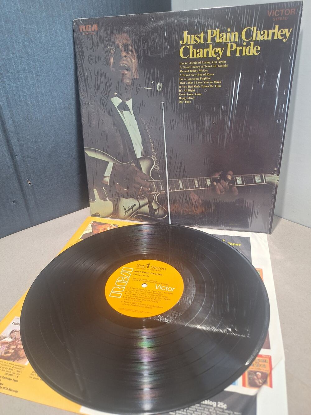 Charley Pride Just Plain Charley LP 1970 RCA Victor LSP-4290 VG++ NM Vinyl